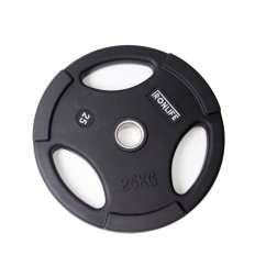 Olympijský pogumovaný kotúč IRONLIFE Deluxe 25 kg