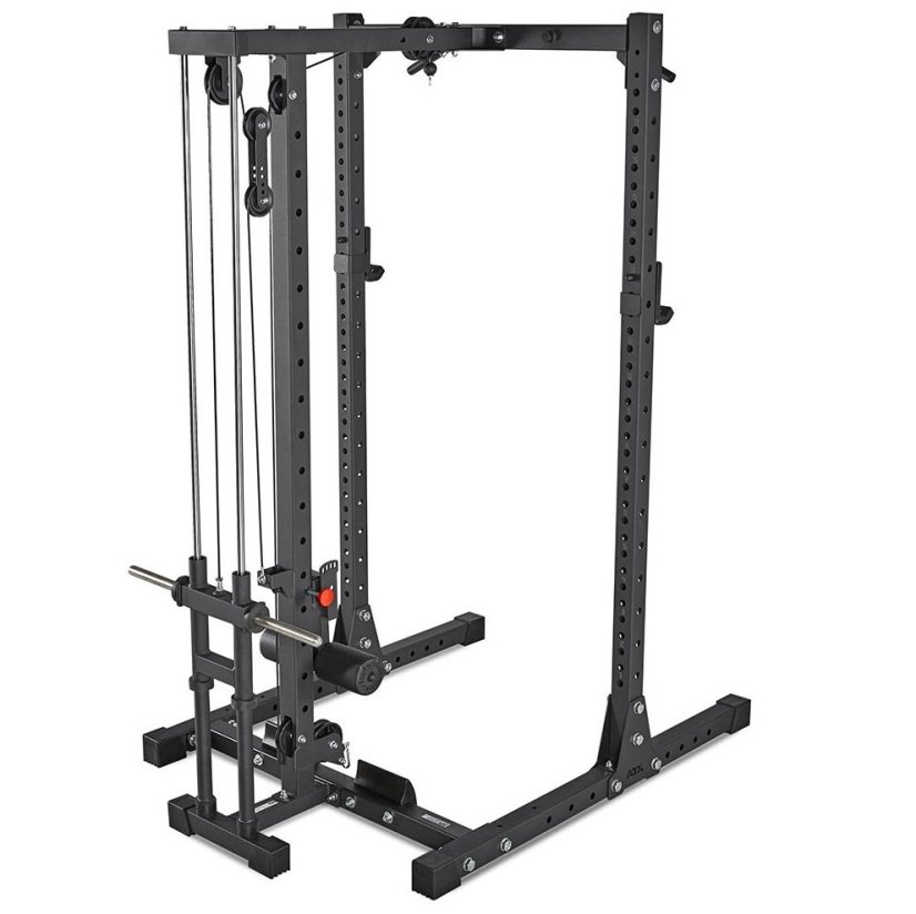 Stojan na dřepy ATX Half Rack 750 s kladkou na kotouče, výška 224 cm