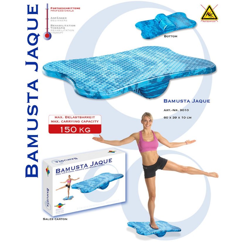 Balanční deska Trendy JAQUE - Varianta: balanční deska BAMUSTA JAQUE černá