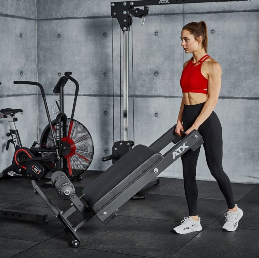 Lavice na hýžďové svaly ATX LINE Floor Glute Ham Trainer GHD-FLR