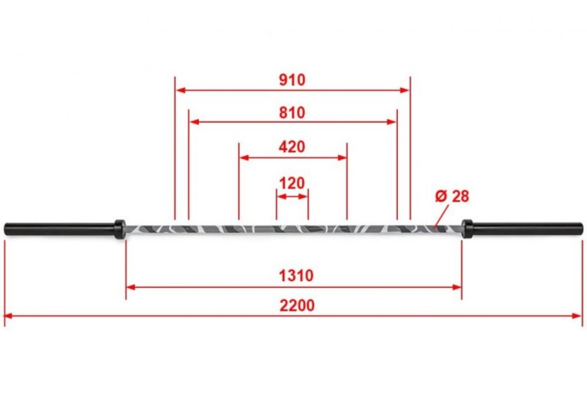ATX® Multi Power Bar Camouflage 2200/50 mm