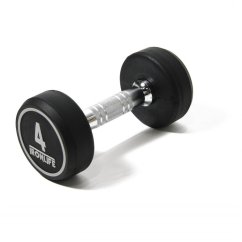 Jednoruční činka pogumovaná IRONLIFE 4 kg