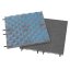 Podlaha SPORTEC STYLE PURCOLOR tl. 30 mm, 85% EPDM - Varianta: Style 50x50cm, Pur Color 85%, 30 mm, světle šedá