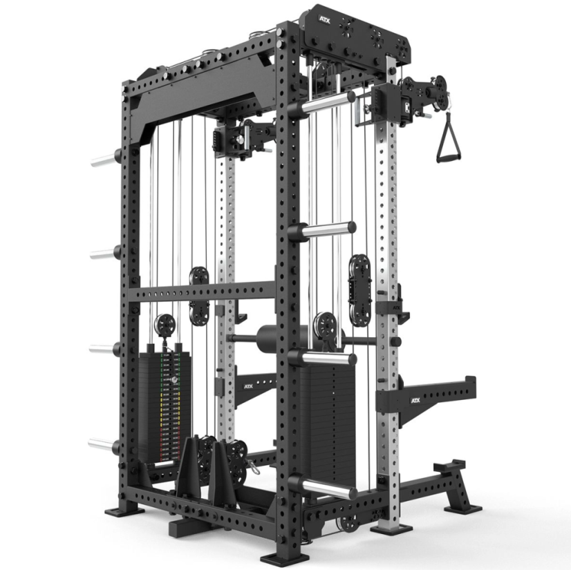 Posilovací stojan ATX LINE; Multi Pull Half Rack 2.0, závaží (2 x 110 kg)
