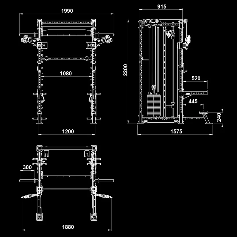 ATX® Rack Pull Station s multipressom