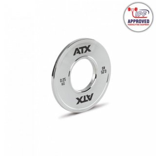 Calibrated disc ATX steel chrome plated 0,25 kg