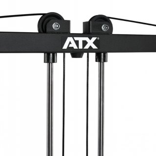 ATX LINE rohová klietka na závažia, protiťahové kladky, tehlové závažia 90 kg