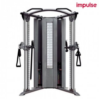 Dual adjusttable pulley IMPULSE funkční trenér se závažím 2x 91 kg
