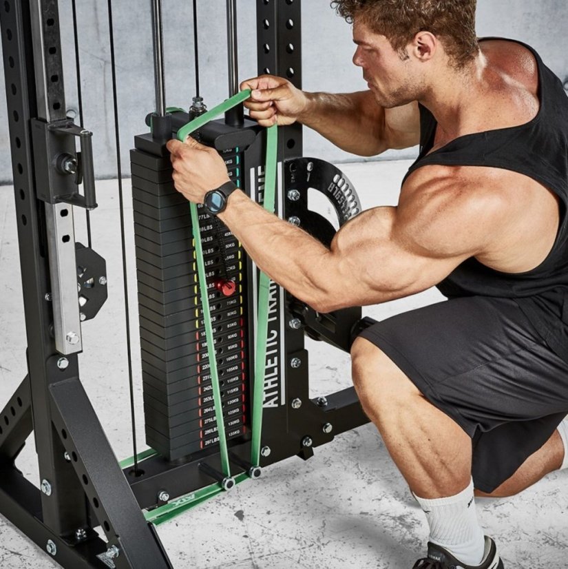 Kombinovaná horní a spodní kladka ATX LINE Trinity Tower 3 v 1, závaží 135 kg