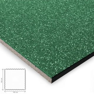 Podlaha do fitness puzzle Comfort Flooring MIX tl. 8 mm, zelená