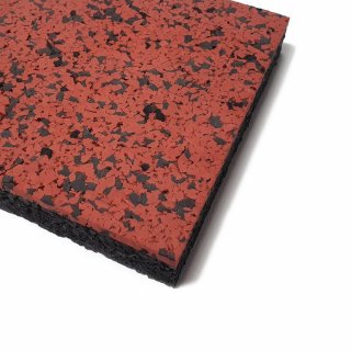 Sportovní podlaha GELMAT puzzle MAT, 10 mm, 80 % EPDM, červená