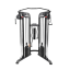 Multifunkčný posilňovací stroj INSPIRE; Functional Trainer, tehličkové závažie (2 x 75 kg)