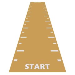 Sprint Track; Heavy Start & Finish, značky po 1bm, tl. 13 mm, žlutá, 1 m²