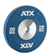 ATX LINE kotouč HQ Rubber Plates 20 kg, modrý
