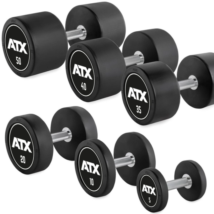 Sada pogumovaných činek ATX LINE 5 - 20 kg (7 párů)