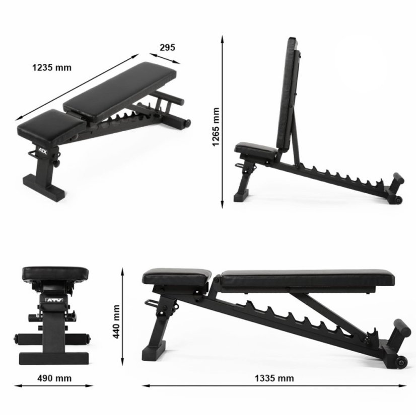 Fitness lavica ATX LINE Multibank, skladacia