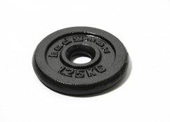 Litinový olympijský  kotouč na cvičení ARSENAL 1,25 kg, otvor 26 mm, černý