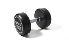 Jednoruční činka pogumovaná IRONLIFE 22,5 kg