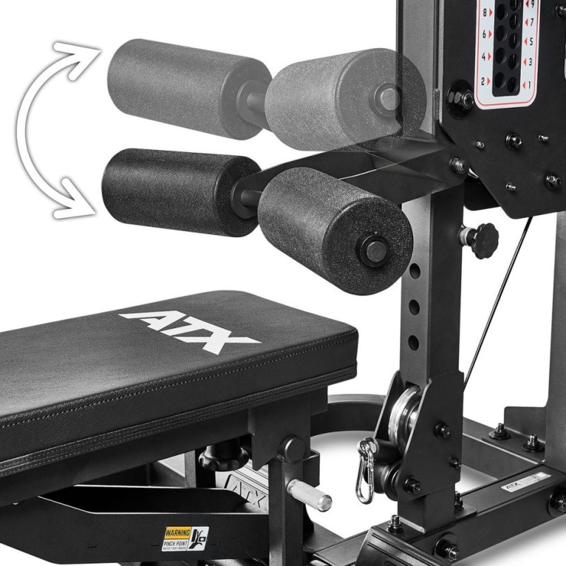 Multifunkčný posilňovací stroj ATX TRIPLEX TripleX Gym, tehlové závažia