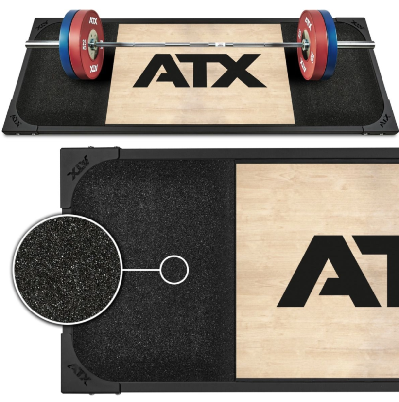 ATX LINE; Platforma Deadlift Granulat II, 250 x 88 cm - logo, Classic
