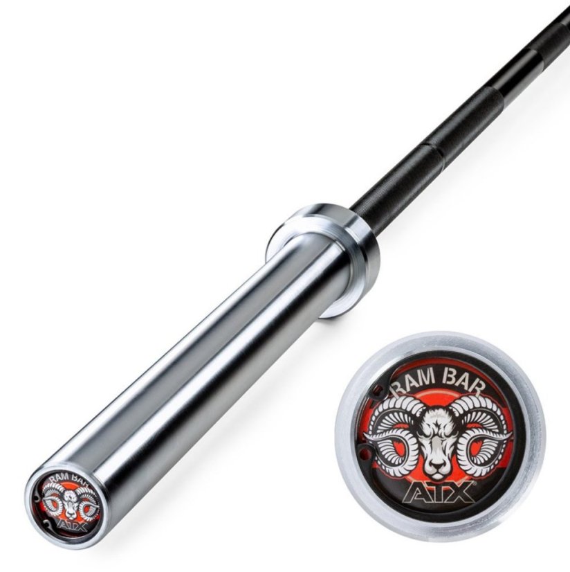 Olympijská osa ATX LINE Ram Bar - Power Lifting Bar 2200/50 mm, úchop 28,5 mm