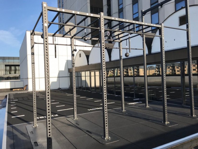 Sprint Track; Heavy Start & Finish, značky po 1bm, tl. 13 mm, světle šedá, 1 m²