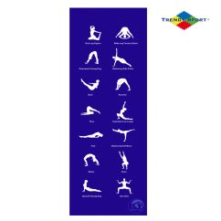 Podložka na jógu TRENDY JogaMat HOME 180 x 60 x 0,5 cm, modrá