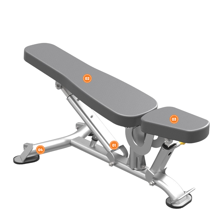 IMPULSE; Multi-adjustable bench - polohovací lavice univerzální