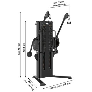 Multifunkční posilovací stroj ATX® Functional Pull Trainer, zátěžový sloupec 2 x 90 kg