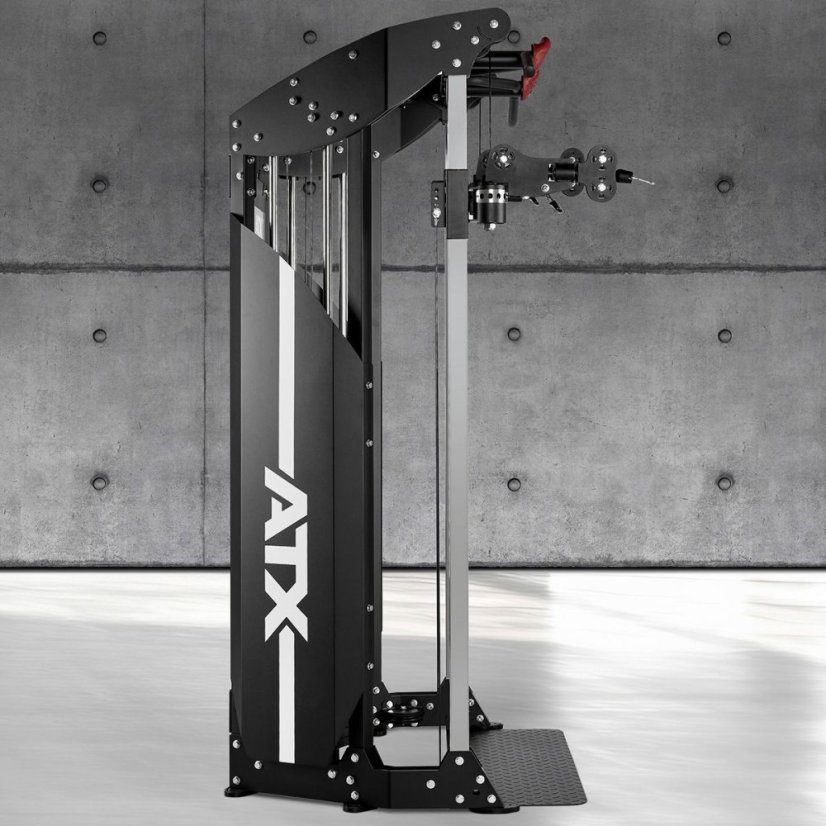 Multifunkční posilovací stroj ATX LINE Dual Pulley FTO-⁠600, cihličkové závaží 2 x 90 kg