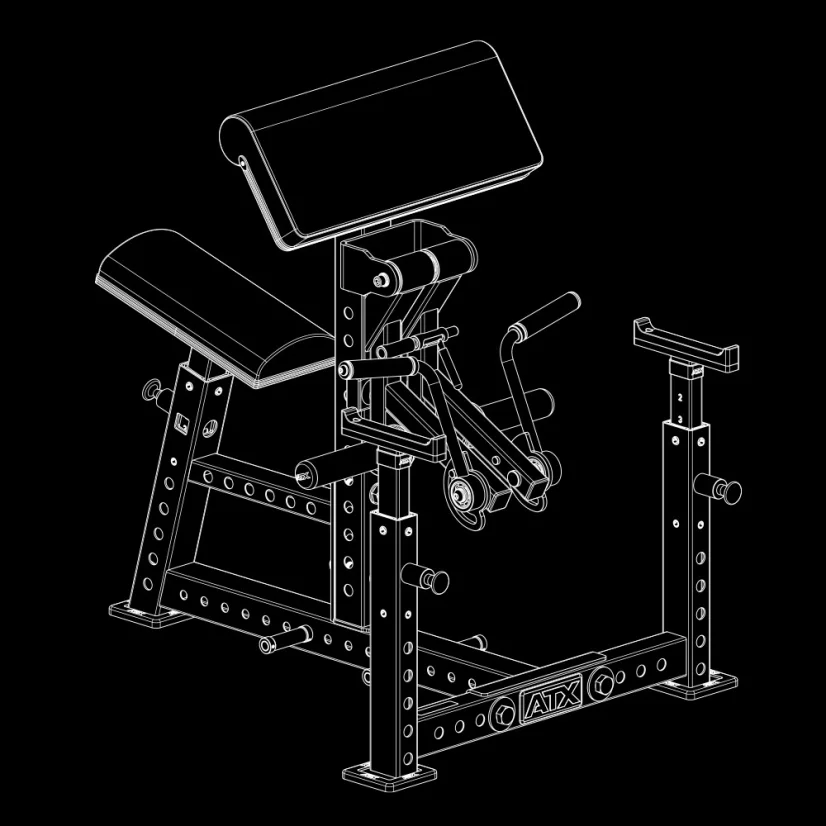 ATX LINE; Biceps Blaster - Biceps Curl Machine