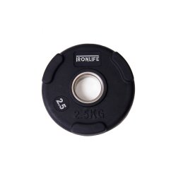 Olympic rubberized disc IRONLIFE Deluxe 2,5 kg