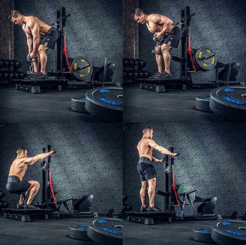 ATX LINE Belt Squat Machine - squats and dips machine