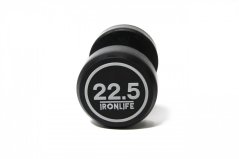 Pogumovaná jednoručná činka IRONLIFE 22,5 kg