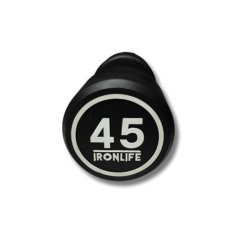 Jednoruční činka pogumovaná IRONLIFE 45 kg