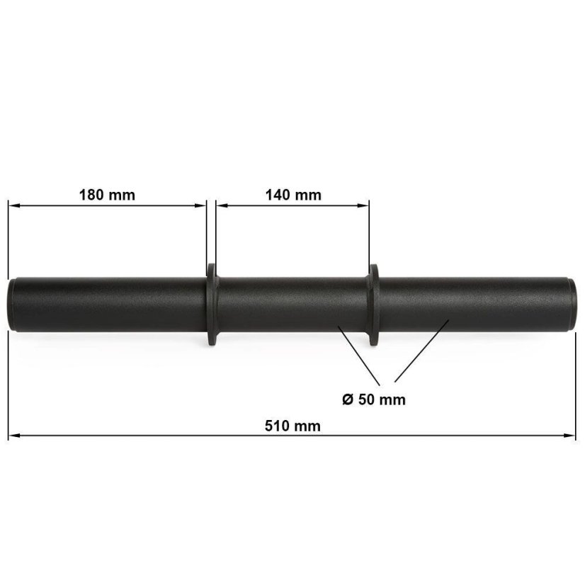 Jednoručná os ATX LINE; Fat Bar / Fat Grip, 510/50 mm