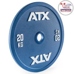 Kalibrovaný oceľový kotúč ATX RL 20 kg s reliéfnym povrchom