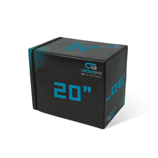 Plyometrický penový blok IRONLIFE Soft Plyo Box 75 x 60 x 50 cm, čierny