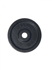 Dumbbell weights cast iron disc ARSENAL 2,5 kg, hole 26 mm, BLACK