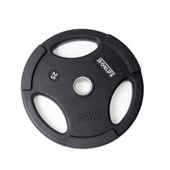 Kotouč olympijský pogumovaný IRONLIFE Deluxe plate 25 kg
