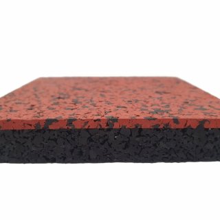 GELMAT floor puzzle MAT, 15 mm, 80 % EPDM, red