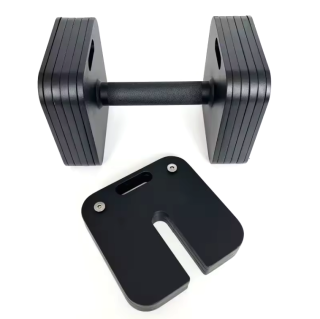 IRONLIFE adjustable dumbbells 2 - 20 kg, square, pair