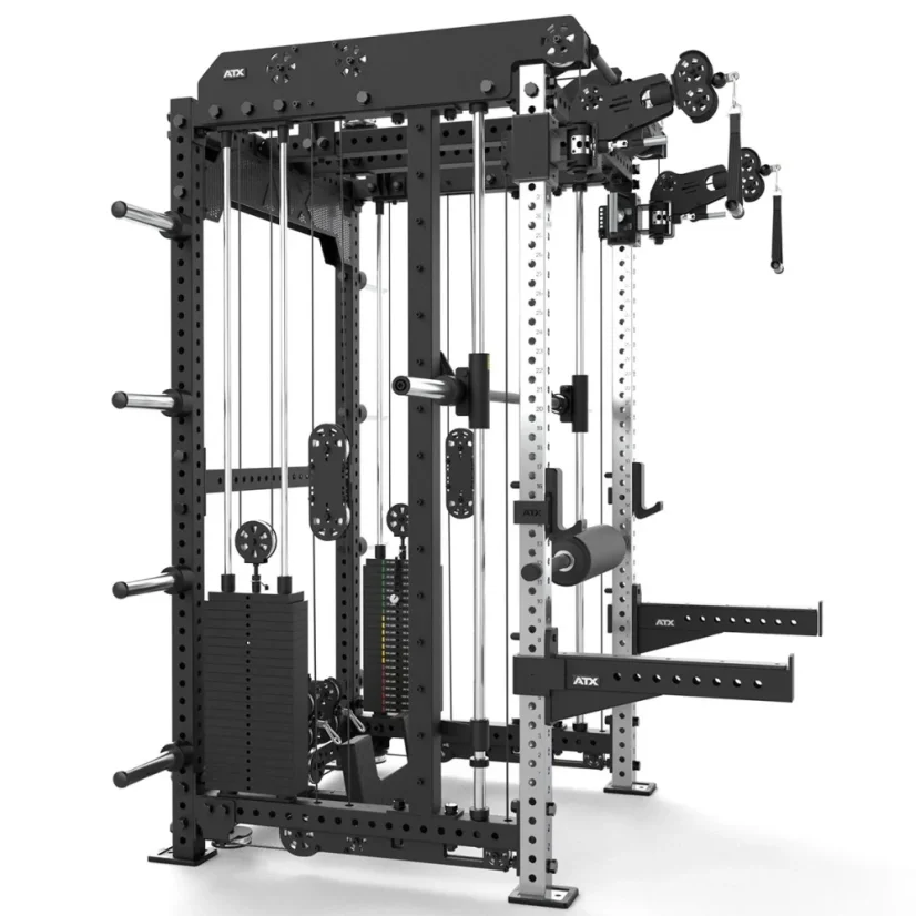 ATX LINE; Multi Pull Smith Rack, tehličkové závažie 2 x 110 kg