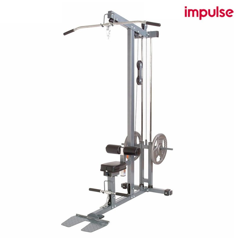 Horná, dolná kladka IMPULSE + závažia 92 kg