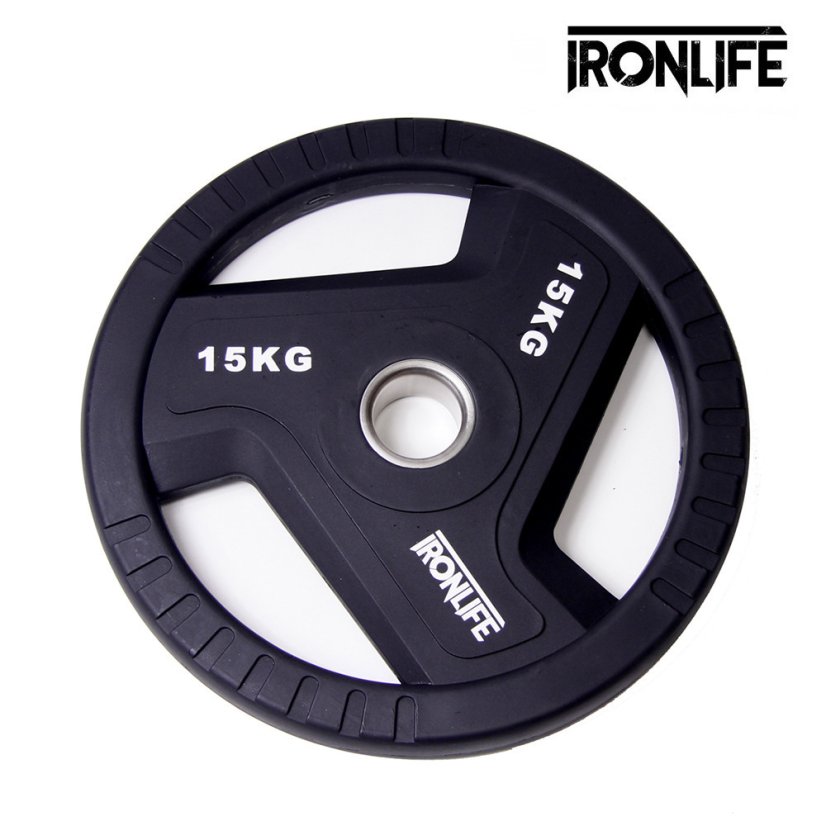 Olympijský urethanový kotouč IRONLIFE 15 kg