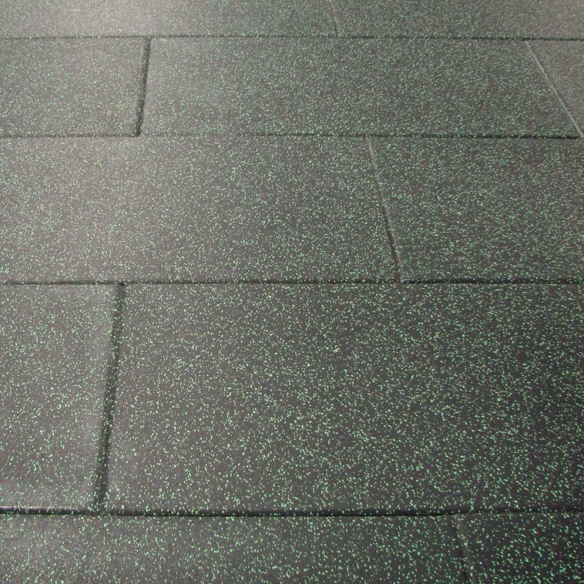 Podlaha SPORTEC STYLE PURCOLOR tl. 30 mm, 85% EPDM - Varianta: Style 50x50cm, Pur Color 85%, 30 mm, světle šedá
