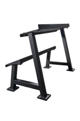 Dvouřadý stojan na kettlebelly - 150 cm