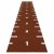 Sprint Track; Heavy Start & Finish, značky po 1bm, čísla, tl. 13 mm, červená CLAY, 1 m²