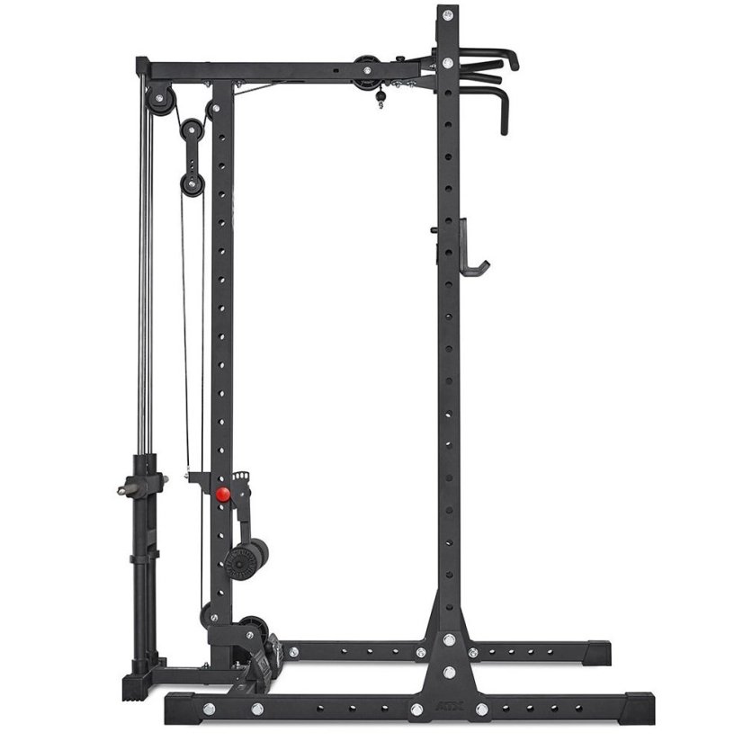 Stojan na dřepy ATX Half Rack 750 s kladkou na kotouče, výška 224 cm