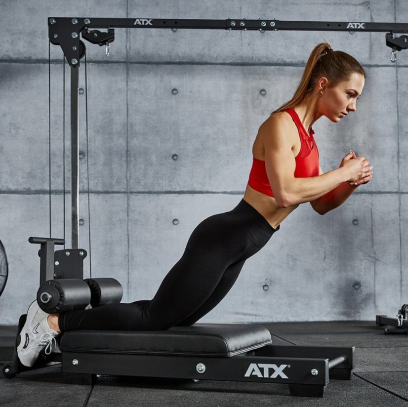 Lavice na hýžďové svaly ATX LINE Floor Glute Ham Trainer GHD-FLR